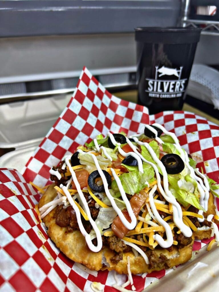 indian fry bread taco - bbq food truck menu